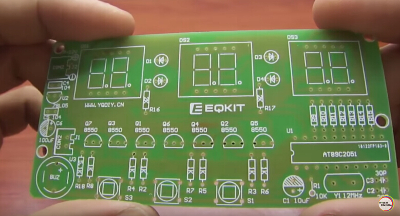 6-Bits C51 Digital Electronic Clock Electronic Production Suite